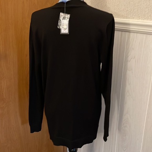 Verve Ami Women Black Button Down Cardigan NWT - Picture 4 of 5